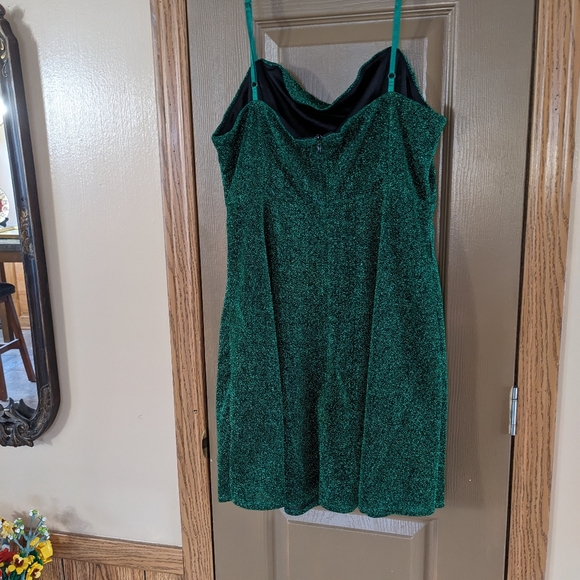 Two Shein size Large new without tags babydoll glitter dresses. - Picture 5 of 6